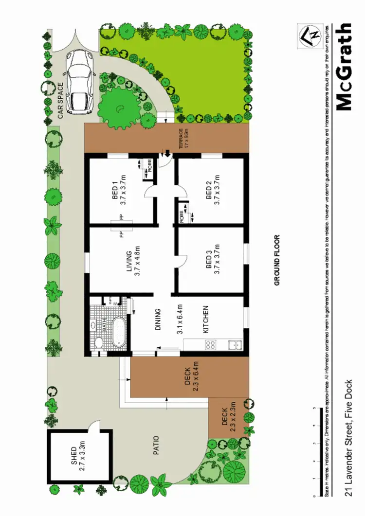 Floorplan of Homely house listing, 21 Lavender Street, Five Dock NSW 2046