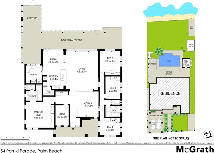 Floorplan of Homely house listing, 54 Parnki Parade, Palm Beach QLD 4221