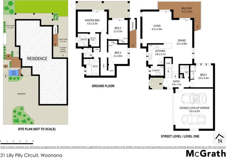 Floorplan of Homely house listing, 21 Lilly Pilly Circuit, Woonona NSW 2517