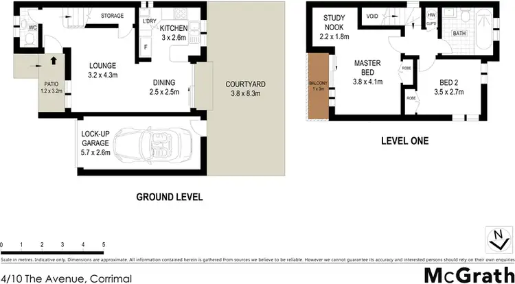 Floorplan of Homely townhouse listing, 4/10 The Avenue, Corrimal NSW 2518