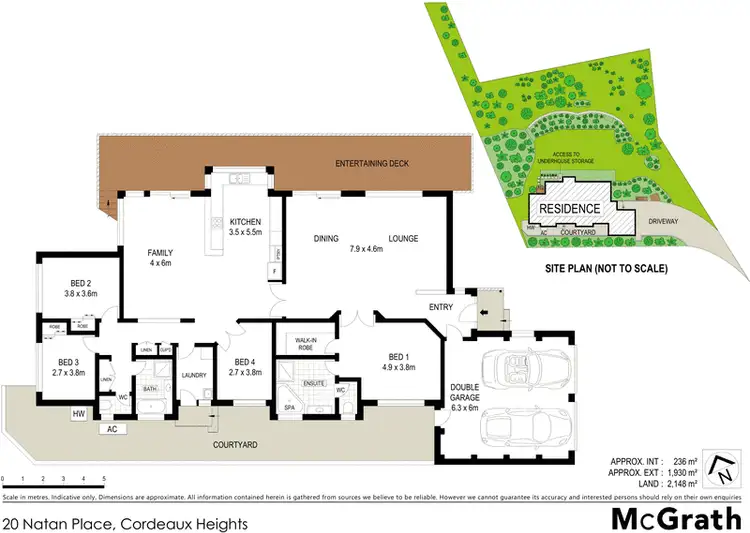 Floorplan of Homely house listing, 20 Natan Place, Cordeaux Heights NSW 2526