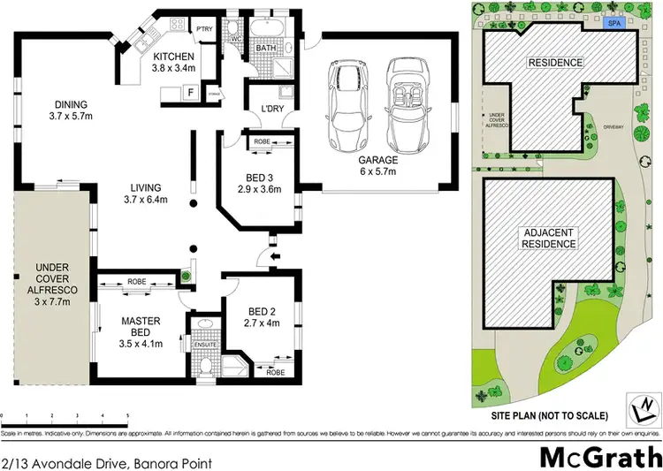 Floorplan of Homely house listing, 2/13 Avondale Drive, Banora Point NSW 2486