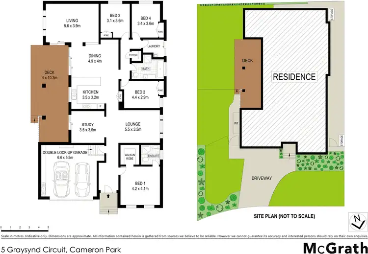Floorplan of Homely house listing, 5 Graysynd Circuit, Cameron Park NSW 2285