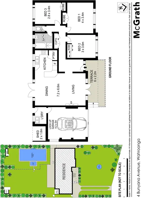 Floorplan of Homely house listing, 4 Bunyana Avenue, Wahroonga NSW 2076