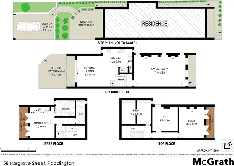 Floorplan of Homely house listing, 158 Hargrave Street, Paddington NSW 2021