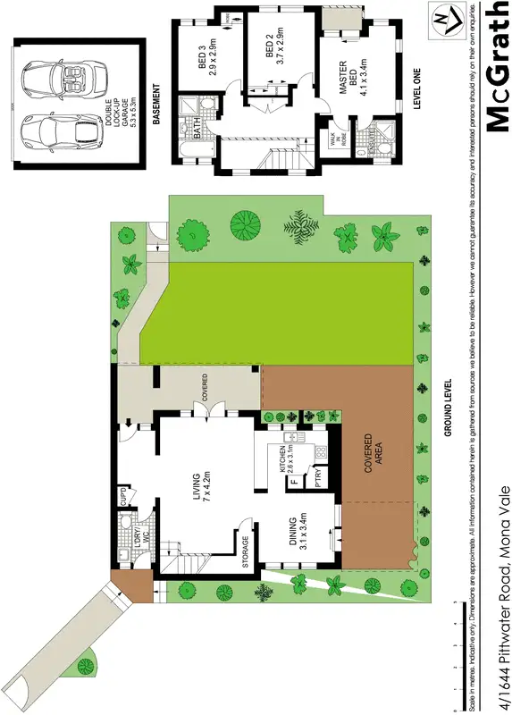 Floorplan of Homely townhouse listing, 4/1644 Pittwater Road, Mona Vale NSW 2103