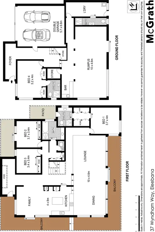 Floorplan of Homely house listing, 37 Wyndham Way, Eleebana NSW 2282