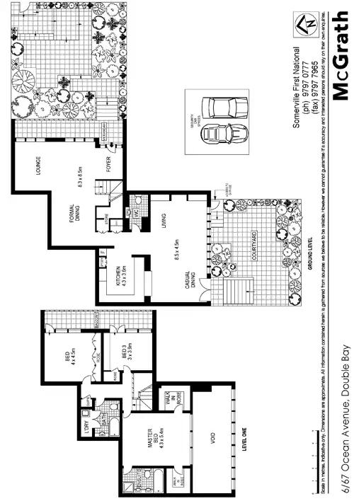Floorplan of Homely townhouse listing, 6/67 Ocean Avenue, Double Bay NSW 2028