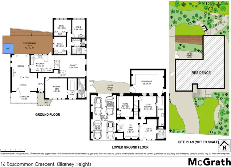 Floorplan of Homely house listing, 16 Roscommon Crescent, Killarney Heights NSW 2087