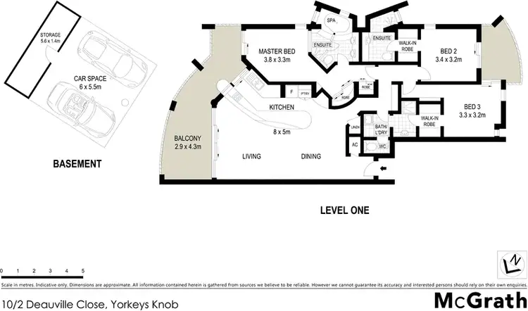 Floorplan of Homely apartment listing, 10/2 Deauville Close, Yorkeys Knob QLD 4878