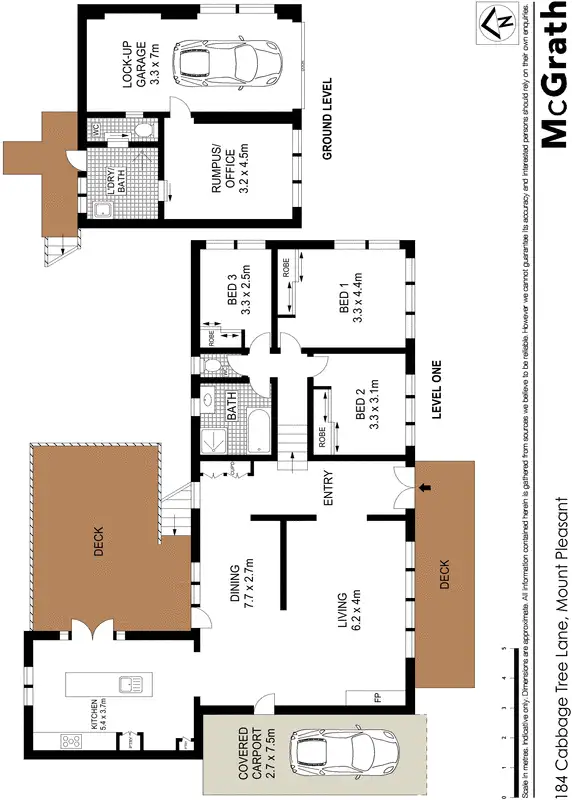 Floorplan of Homely house listing, 184 Cabbage Tree Lane, Mount Pleasant NSW 2519