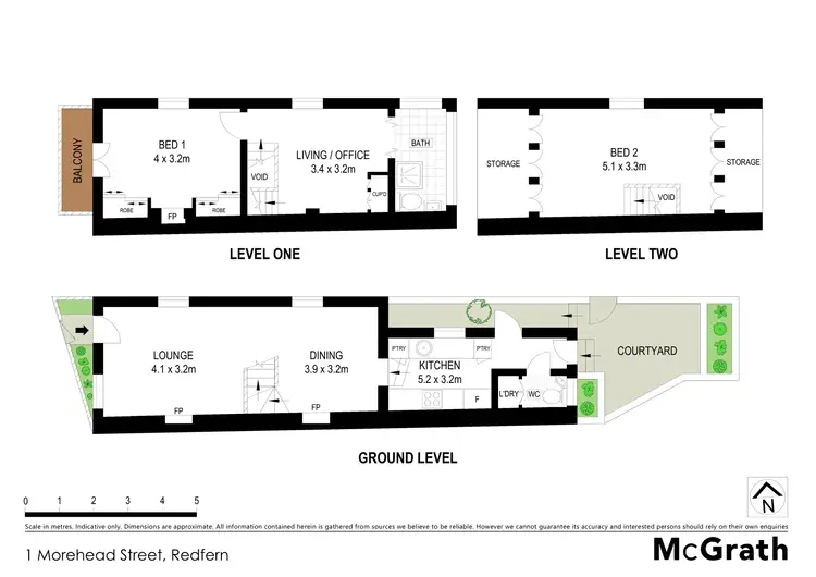 Floorplan of Homely house listing, 1 Morehead Street, Redfern NSW 2016