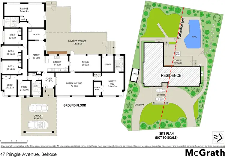 Floorplan of Homely house listing, 47 Pringle Avenue, Belrose NSW 2085