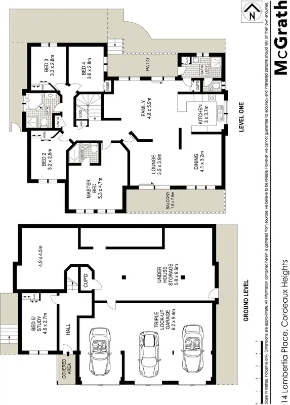 Floorplan of Homely house listing, 14 Lambertia Place, Cordeaux Heights NSW 2526