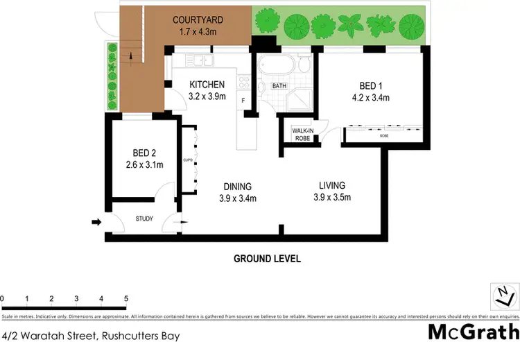 Floorplan of Homely apartment listing, 4/2 Waratah Street, Rushcutters Bay NSW 2011