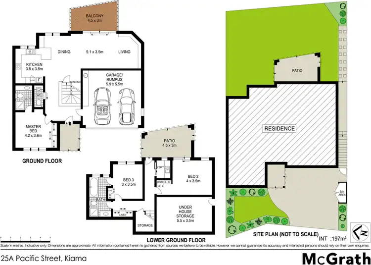 Floorplan of Homely townhouse listing, 25A Pacific Street, Kiama NSW 2533