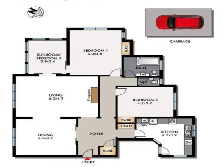 Floorplan of Homely apartment listing, 5/3 Manning Road, Double Bay NSW 2028