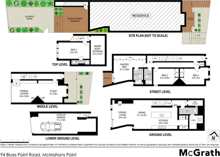 Floorplan of Homely house listing, 94 Blues Point Road, Mcmahons Point NSW 2060