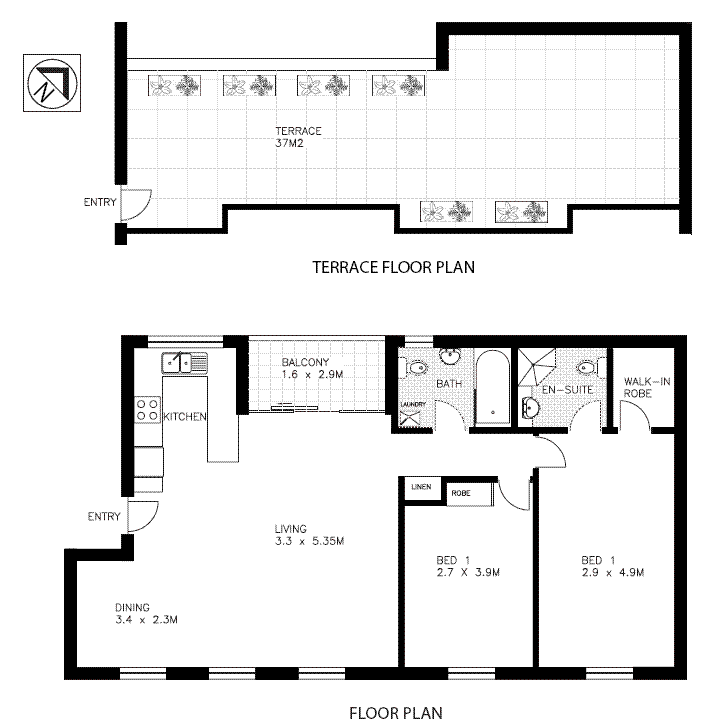 Floorplan of Homely apartment listing, 16/66 Shepherd Street, Chippendale NSW 2008