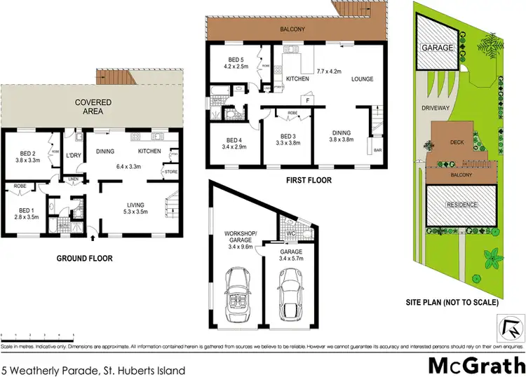 Floorplan of Homely house listing, 5 Weatherly Parade, St Huberts Island NSW 2257