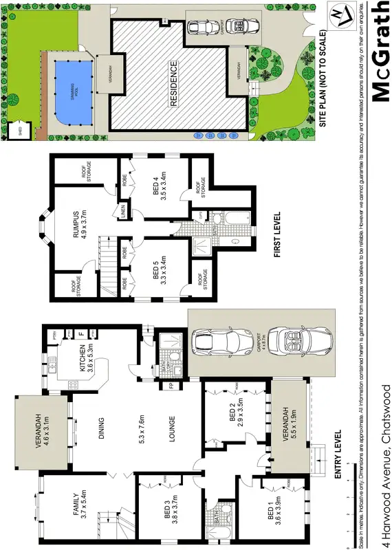 Floorplan of Homely house listing, 4 Harwood Avenue, Chatswood NSW 2067