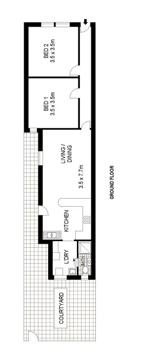 Floorplan of Homely house listing, 63 Buckland Street, Alexandria NSW 2015