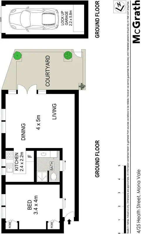 Floorplan of Homely apartment listing, 4/25 Heath Street, Mona Vale NSW 2103