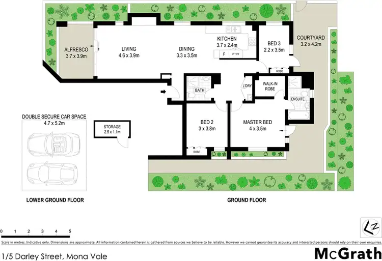 Floorplan of Homely apartment listing, 1/5 Darley Street, Mona Vale NSW 2103