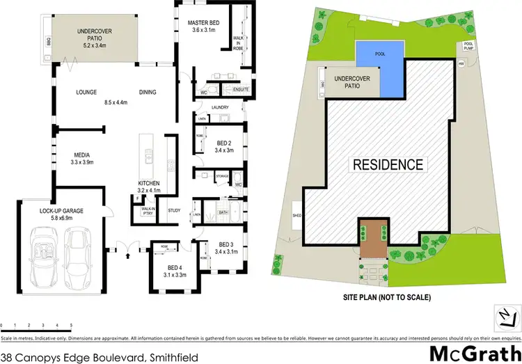 Floorplan of Homely house listing, 38 Canopys Edge Boulevard, Smithfield QLD 4878