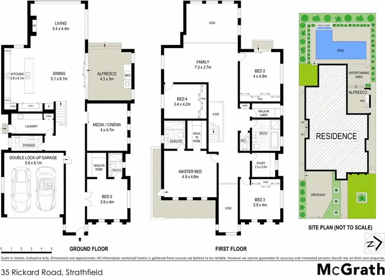 Floorplan of Homely house listing, 35 Rickard Road, Strathfield NSW 2135