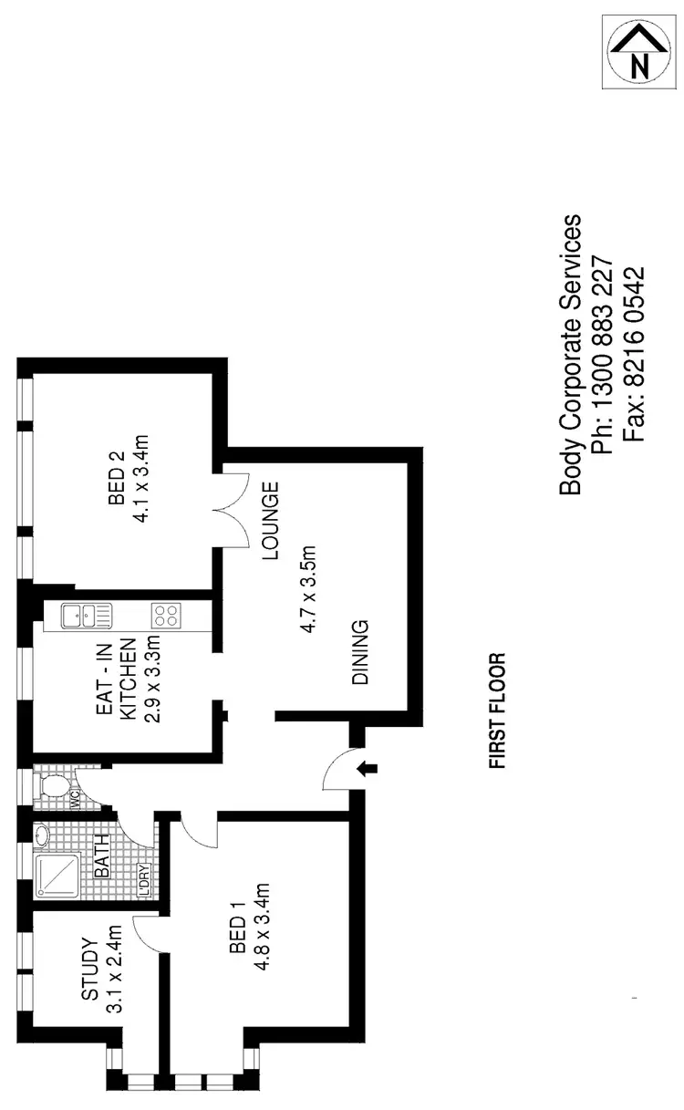 Floorplan of Homely apartment listing, 8/26 New South Head Road, Edgecliff NSW 2027