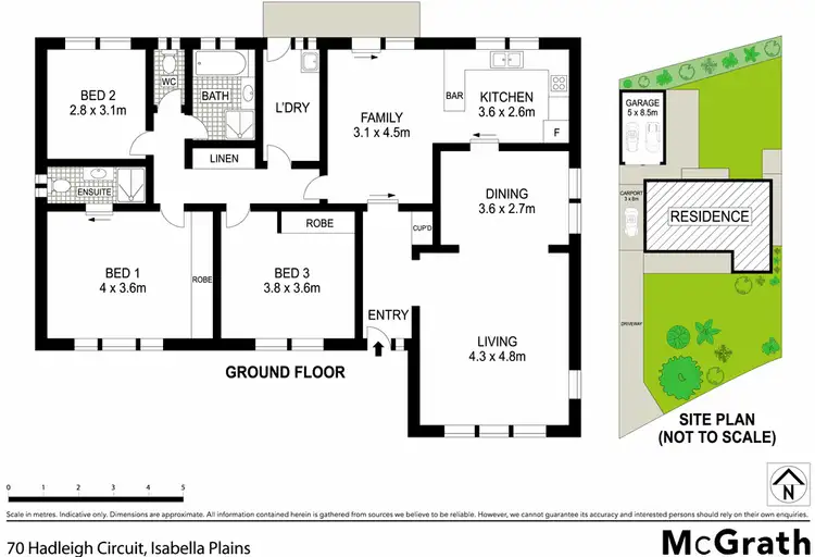 Floorplan of Homely house listing, 70 Hadleigh Circuit, Isabella Plains ACT 2905