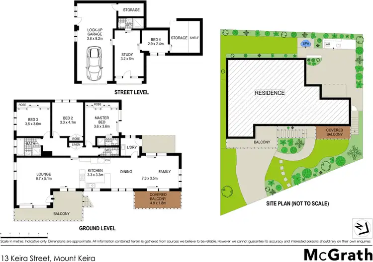 Floorplan of Homely house listing, 13 Keira Street, Mount Keira NSW 2500