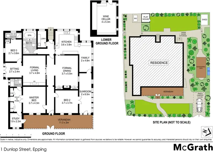 Floorplan of Homely house listing, 1 Dunlop Street, Epping NSW 2121