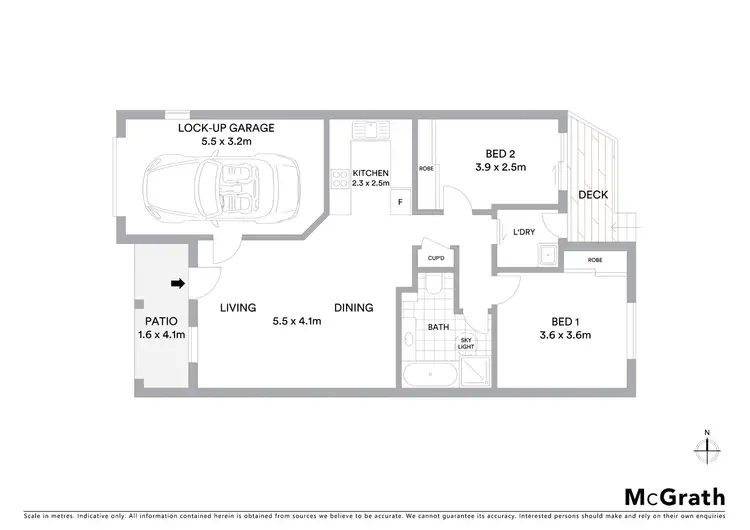 Floorplan of Homely villa listing, 6/22 Queens Road, New Lambton NSW 2305
