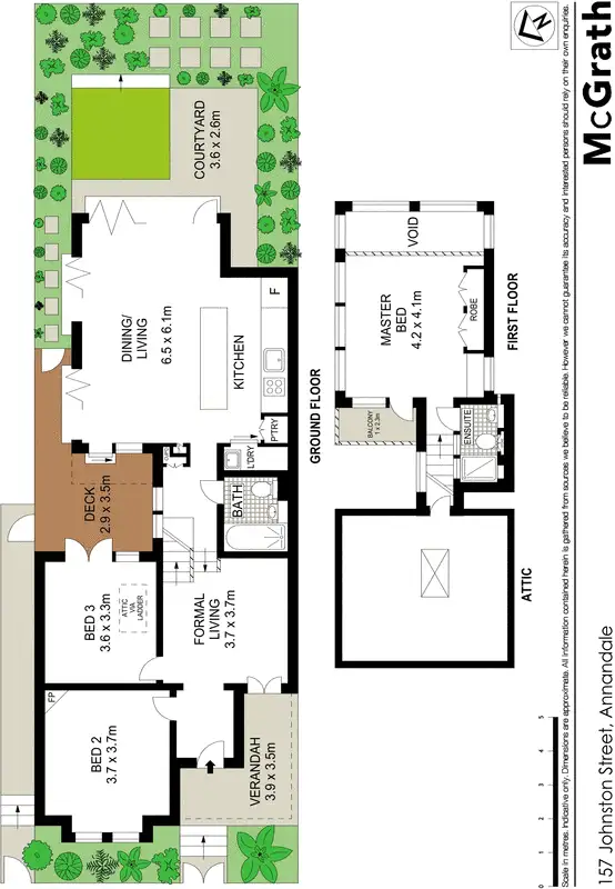 Floorplan of Homely house listing, 157 Johnston Street, Annandale NSW 2038
