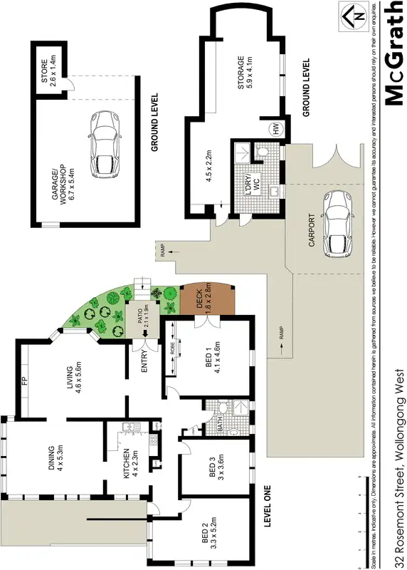 Floorplan of Homely house listing, 32 Rosemont Street, West Wollongong NSW 2500