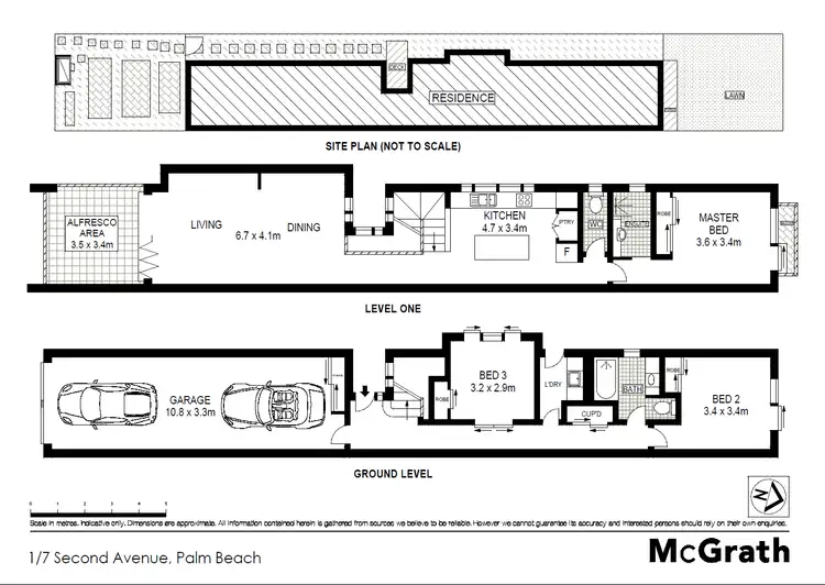 Floorplan of Homely townhouse listing, 1/7 Second Avenue, Palm Beach QLD 4221