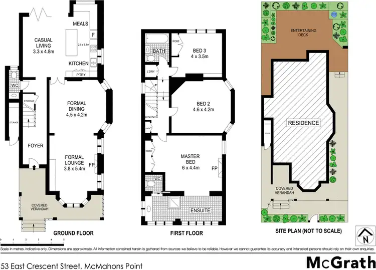 Floorplan of Homely house listing, 53 East Crescent Street, Mcmahons Point NSW 2060