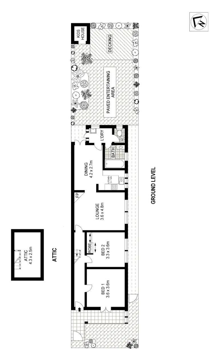 Floorplan of Homely house listing, 5 Grove Street, St Peters NSW 2044
