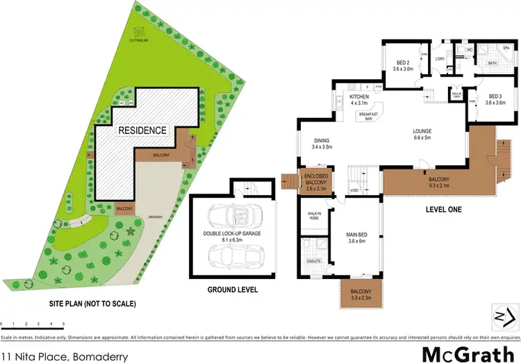 Floorplan of Homely house listing, 11 Nita Place, Bomaderry NSW 2541