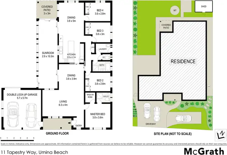 Floorplan of Homely house listing, 11 Tapestry Way, Umina Beach NSW 2257