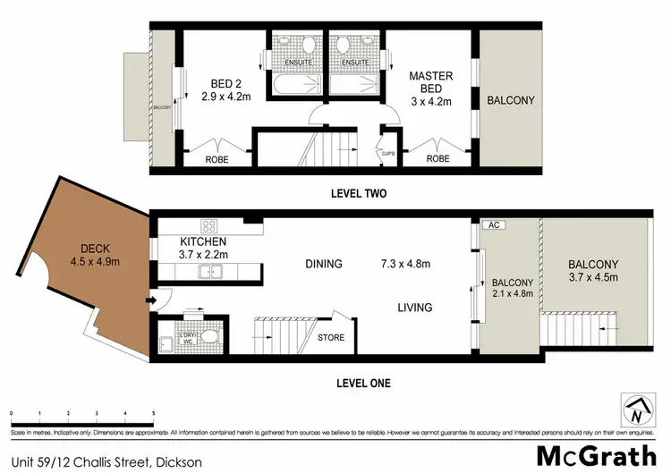 Floorplan of Homely house listing, 59/12 Challis Street, Dickson ACT 2602