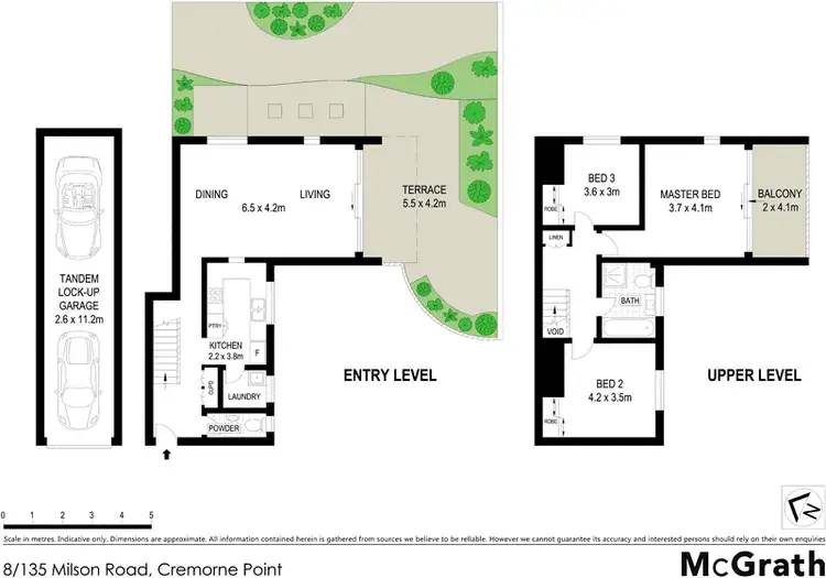 Floorplan of Homely apartment listing, 8/135 Milson Road, Cremorne Point NSW 2090