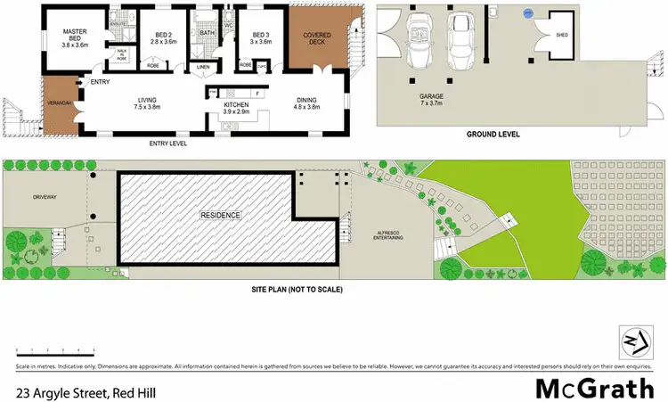 Floorplan of Homely house listing, 23 Argyle Street, Red Hill QLD 4059