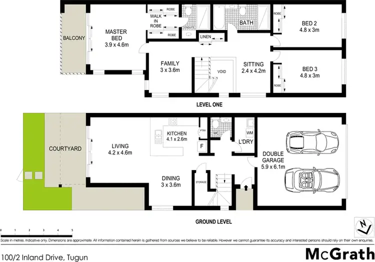 Floorplan of Homely house listing, 100/2 Inland Drive, Tugun QLD 4224