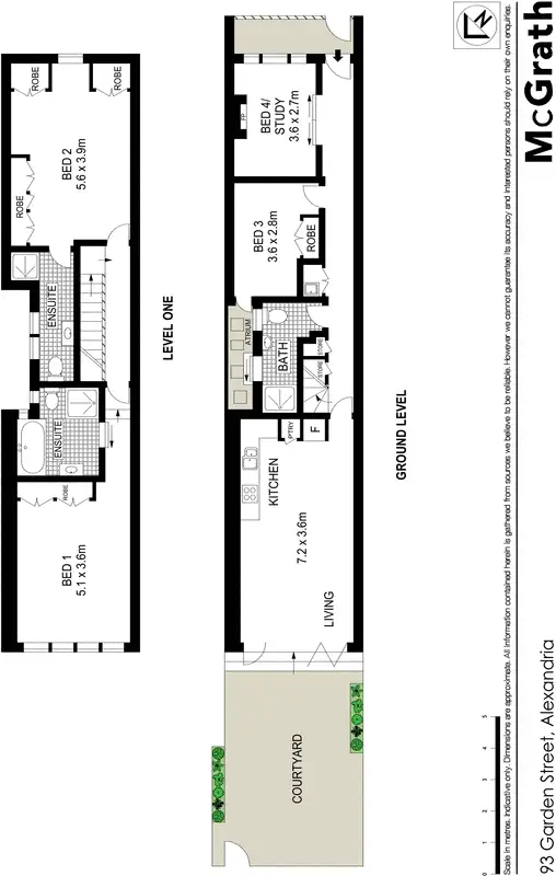 Floorplan of Homely house listing, 93 Garden Street, Alexandria NSW 2015