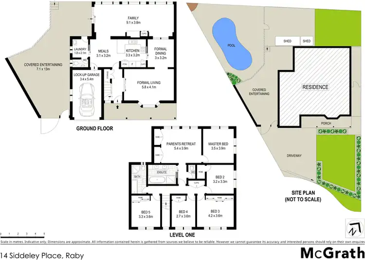Floorplan of Homely house listing, 14 Siddeley Place, Raby NSW 2566