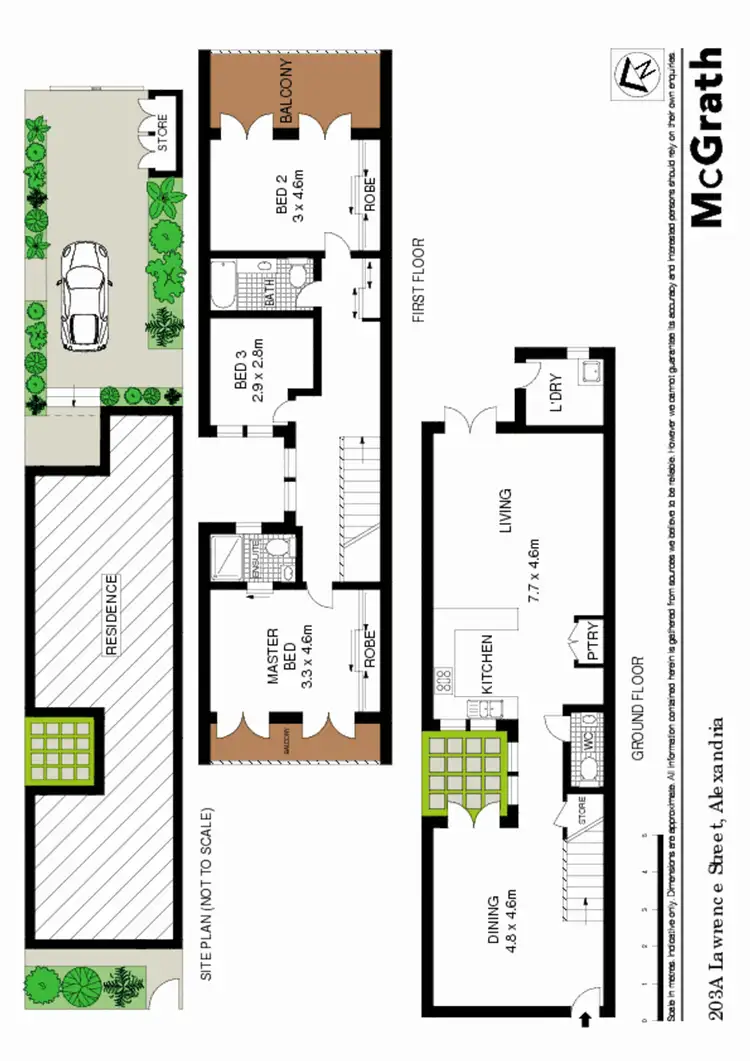 Floorplan of Homely house listing, 203A Lawrence Street, Alexandria NSW 2015