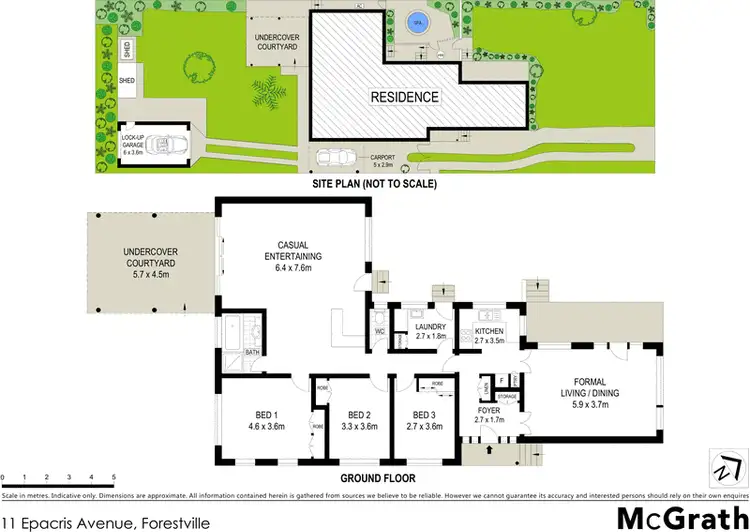 Floorplan of Homely house listing, 11 Epacris Avenue, Forestville NSW 2087